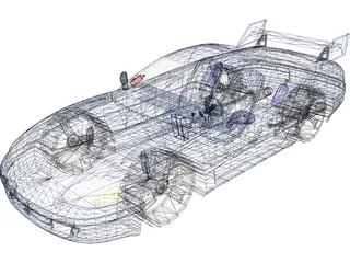 Mitsubishi 3000GT [Tuned] 3D Model preview
