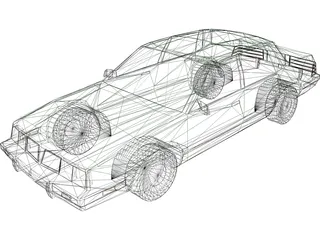 Pontiac 6000 (1984) 3D Model preview