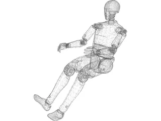 Crash Test Dummy 3D Model preview