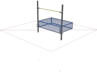 High Jump 3D Model preview