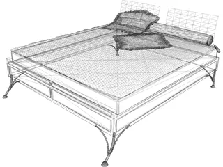 Bed 3D Model preview