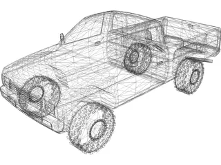 Nissan Pickup (1996) 3D Model preview