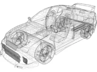 Volkswagen Bora RS [Tuned] 3D Model preview