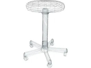 Stool 3D Model preview