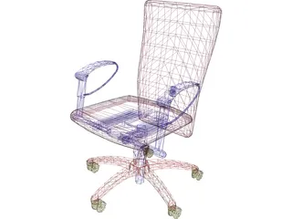 Chair Arms Task 3D Model preview