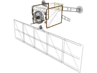 Space Based Infrared Satellite (SBIRS) 3D Model preview