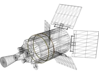 Defense Satellite (DSP) 3D Model preview