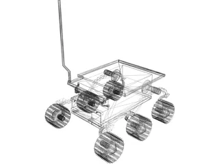 Mars Pathfinder 3D Model preview