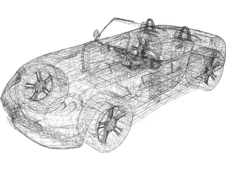 BMW Z8 Convertible 3D Model preview