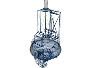 Centrifugal Pump Halco 2500 Supreme 3D Model preview