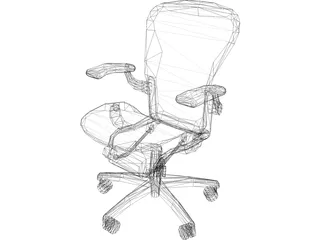 Aeron Chair 3D Model preview