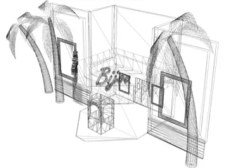 Bijou Theater 3D Model preview