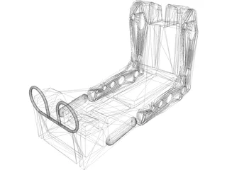 Ejection Seat 3D Model preview