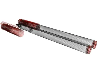 Permanent Marker 3D Model preview