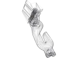 Chain Hook 3D Model preview