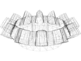 Bevel Pinion 3D Model preview