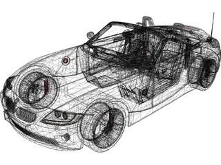 BMW Z4 3D Model preview