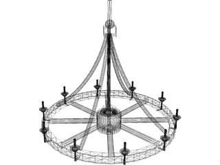 Lustre Far-West 3D Model preview