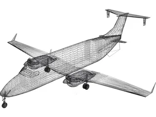Beechcraft 1900-D 3D Model preview