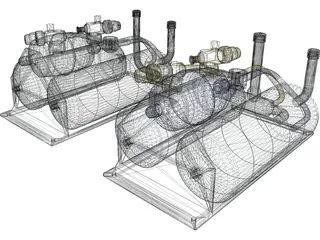 AC Receivers 3D Model preview