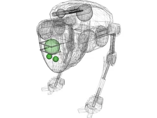 Martian Bombard 3D Model preview
