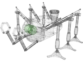 Martian Handling Machine 3D Model preview