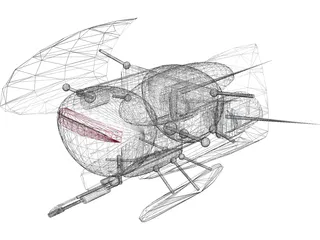 Martian Flyer 3D Model preview