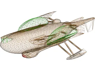 Martian Flyer 3D Model preview