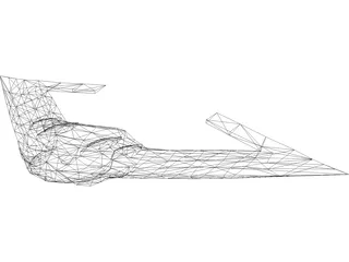B-2 Stealth Bomber 3D Model preview