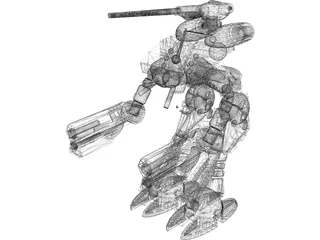 Battletech Marauder 3D Model preview