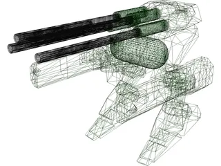 MAC II Monster 3D Model preview