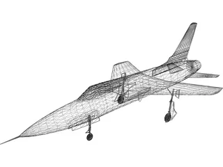 F-105 Thunderchief 3D Model preview