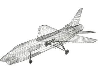F-8 Crusader 3D Model preview