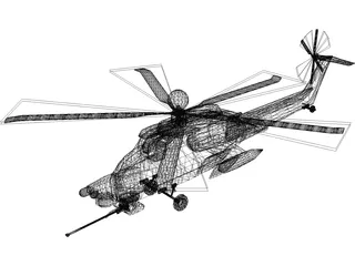 Mil Mi-28 Havoc 3D Model preview