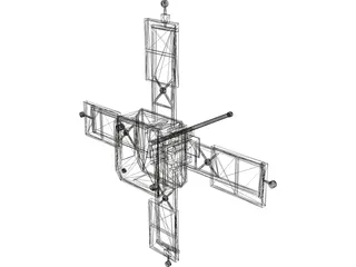 Mariner 1 Space Probe 3D Model preview