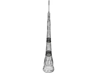 Soviet N1 Moon Rocket 3D Model preview