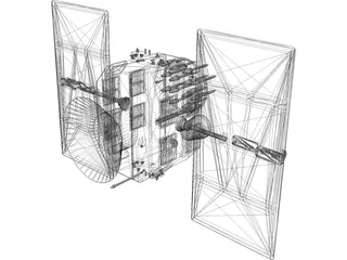 Navstar Satellite 3D Model preview