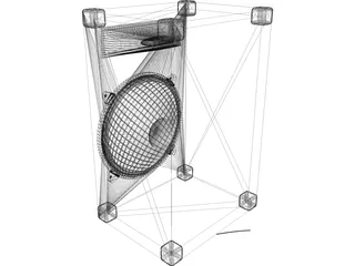 Speaker DJ 3D Model preview