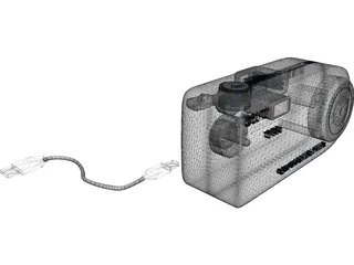Sony Cyber-Shot Digital Camera 3D Model preview