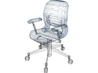 Office Chair 3D Model preview
