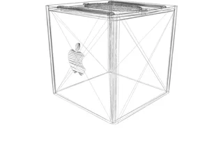 Apple Cube 3D Model preview