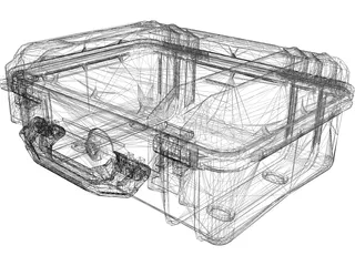 Pelican Case 3D Model preview