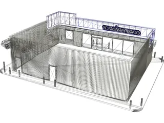 Convenience Store 3D Model preview