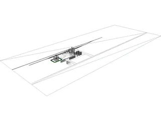 Ethanol Refinery Plant (Jefferson City, Missouri) 3D Model preview