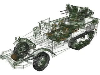 US M 16 3D Model preview