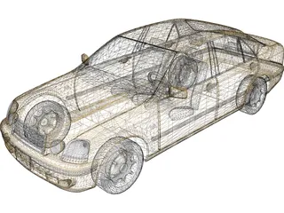 Toyota Progres (2001) 3D Model preview