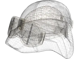 Helmet 3D Model preview