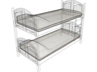 Bed 3D Model preview