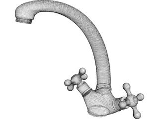 Faucet 3D Model preview