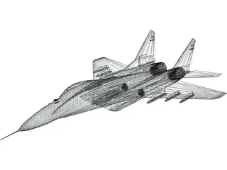 MiG-29 Fulcrum 3D Model preview